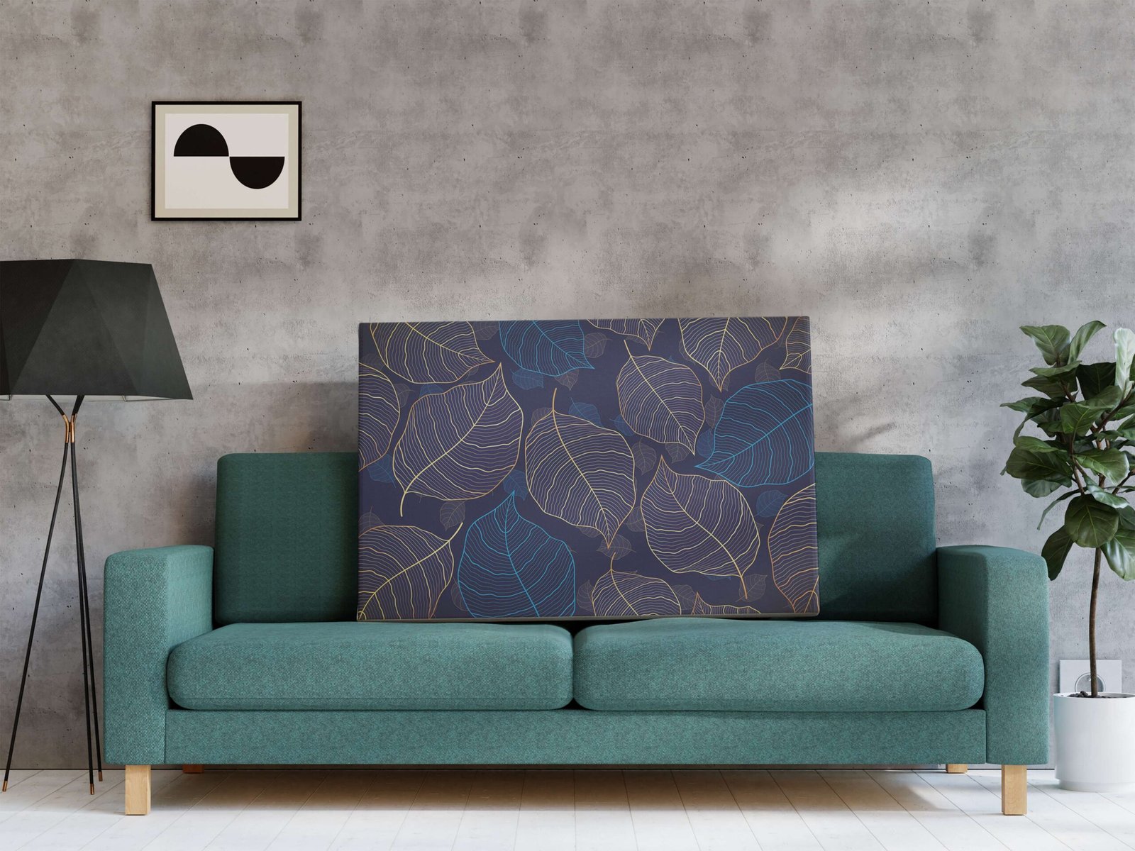 Create a Statement with Framed Canvas Paintings