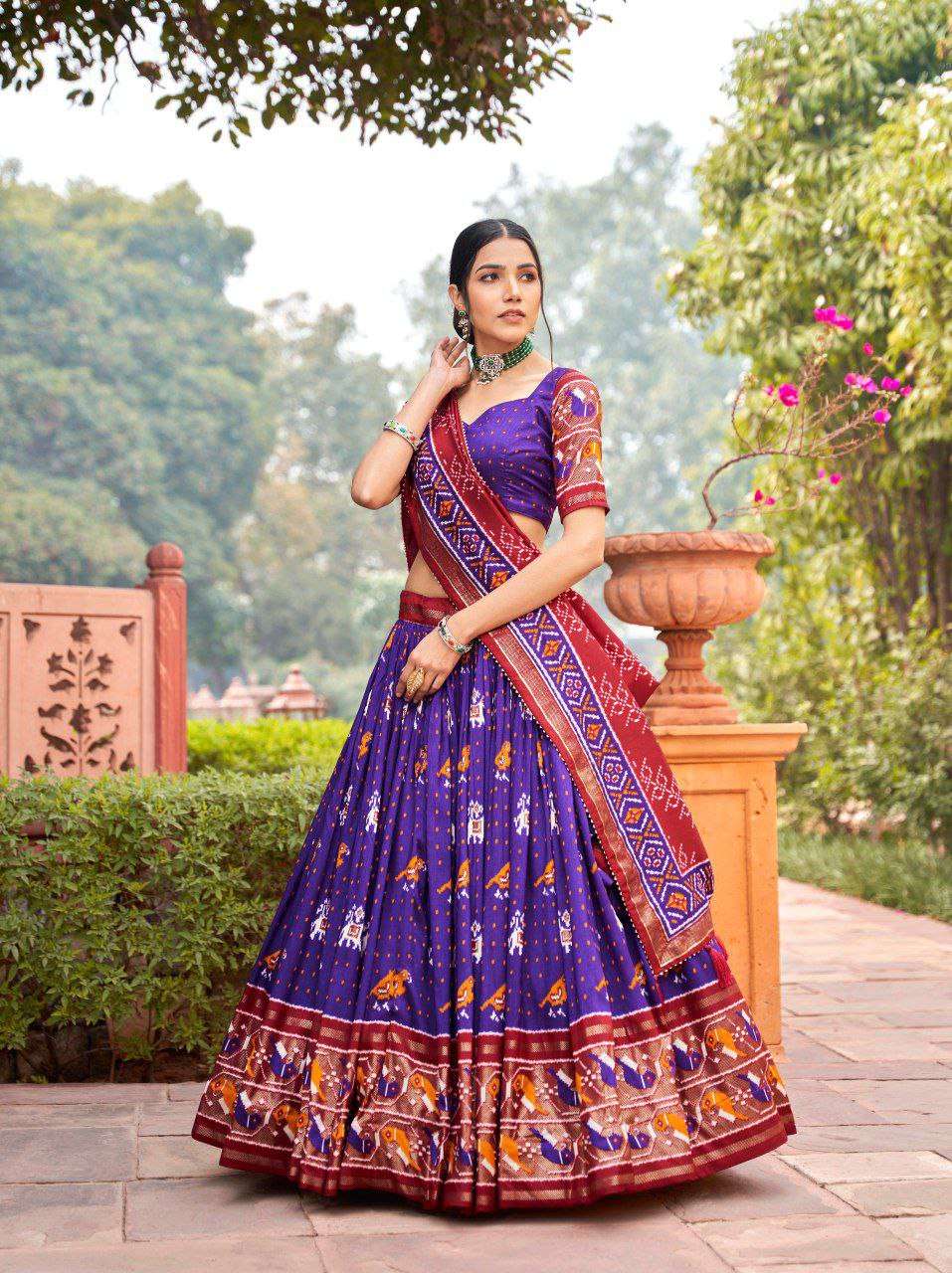 Women's Traditional Printed Lehenga Choli Set with Bandhani Dupatta ? Festive & Navratri Wear - Image 10